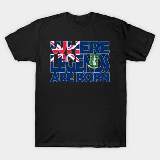 British Virgin Islands - Where Legends Are Born - Soca Mode T-Shirt
